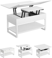 Mesa de Centro Elevable 3 en 1 – Compacta, Versátil y Moderna