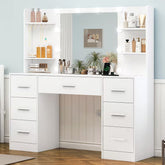 Tocador con Espejo y Luces LED y Cajones