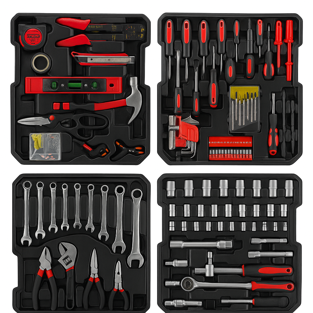 Set Herramientas 187 Pzs Maletín Aluminio