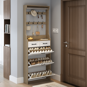 Organizador Perchero Zapatero con Cajones