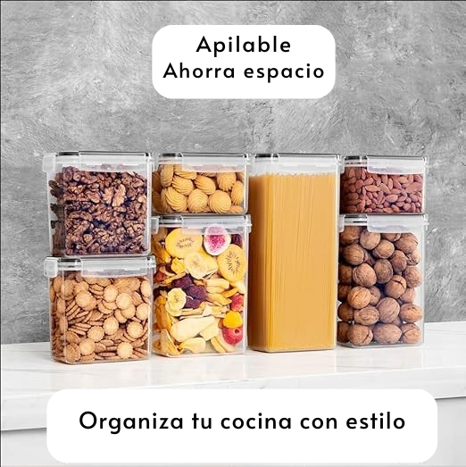 Recipientes Herméticos - Organización Cocina