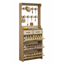 Organizador Perchero Zapatero con Cajones